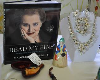 "Read My Pins" stories of Madeleine Albright's jewel box."