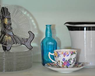 This pretty set of plates is called "Wheat".