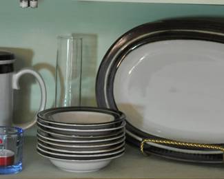 Finland Arabia pieces and Iittala glass piece (Finland)