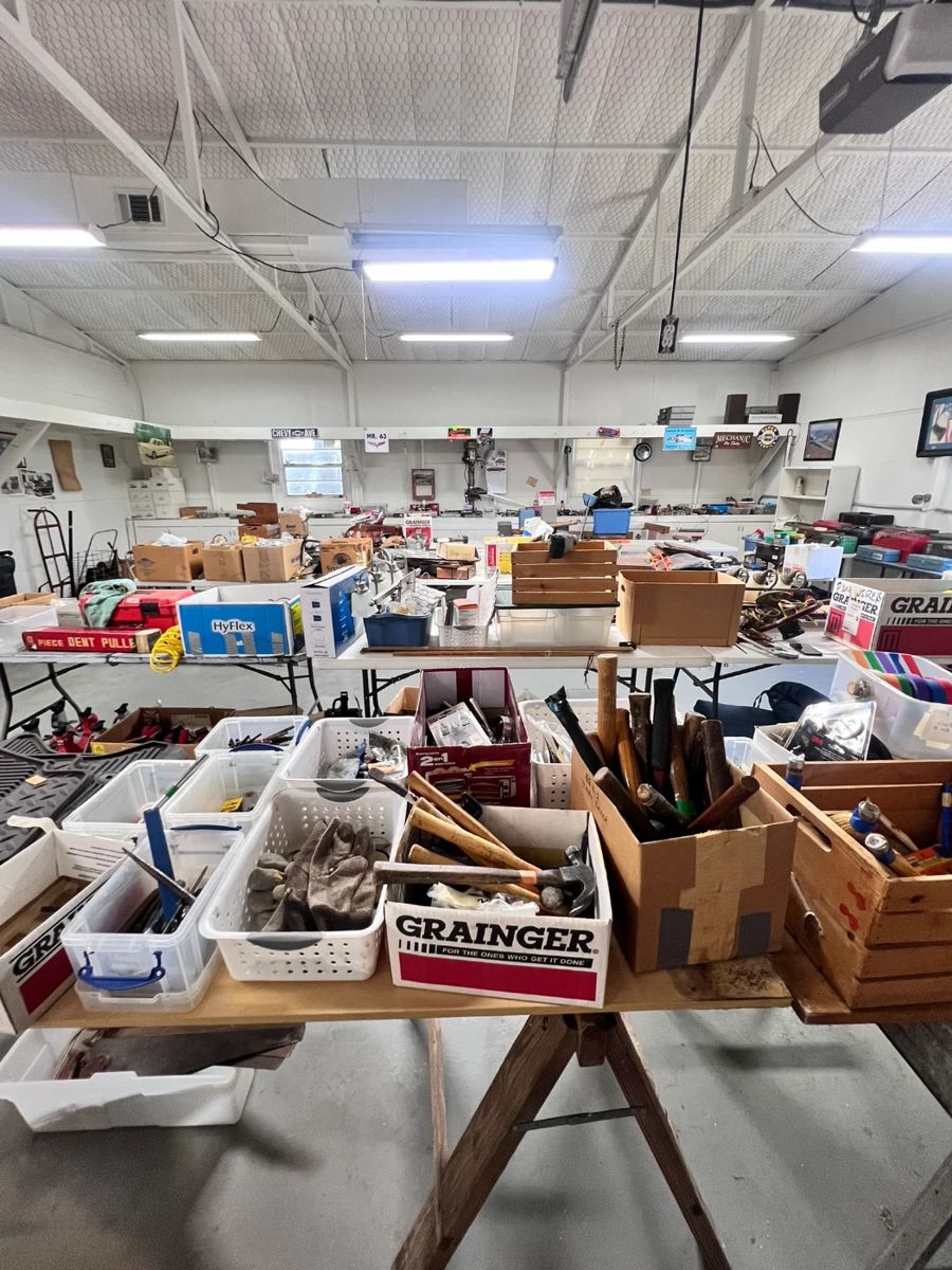 Large mechanics garage full of tools!