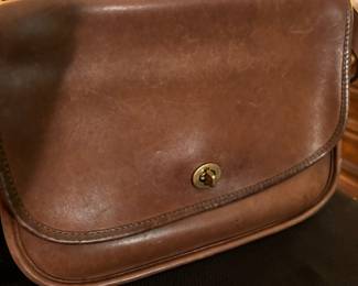 Coach Leather Messenger Bag