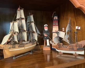 Assortment of Model Clipper Ships