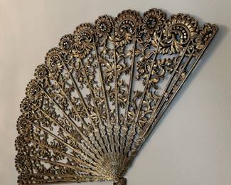 Hollywood Regency Burwood Large Decorative Fan
