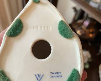 Virgin Mother and Jesus White Ceramic Figurine by Sacrart