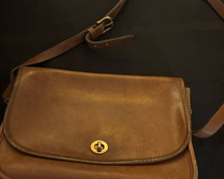 Coach Leather Messenger Bag