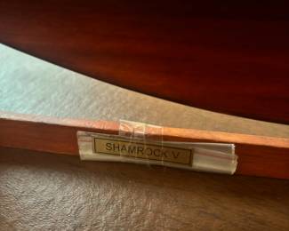 Shamrock V Model Sailboat