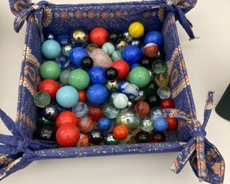 Assortment of Glass Marbles