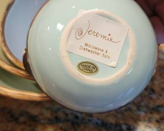 Set of 4 Jeremie Ceramic Nesting Bowls with Loop Handles