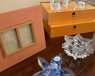 Wmf Germany Lead Crystal Star Candle Holder