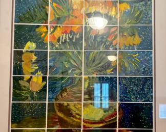 Framed Reproduction Print "Sunflowers" by Vincent Van Gogh