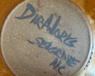 Dirtworks Pottery Brown Glaze Saucer