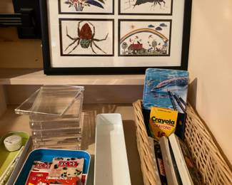 Framed Children's Book Cover Artwork