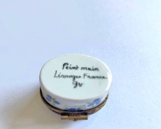 Assortment of French Porcelain Limoges Trinket Boxes