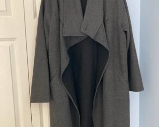 Pure Jill Charcoal Gray Coat