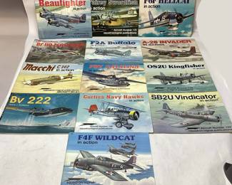 (13) ASSORTED WW2 AIRCRAFT BOOKS, S