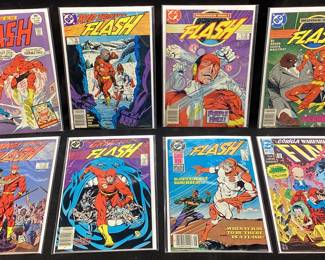 (8) DC FLASH COMICS, #250, #7, #8, 