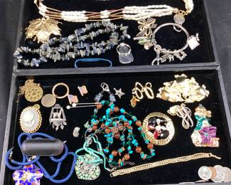 COSTUME JEWELRY, BEADED NECKLACES,