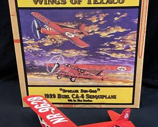 WINGS OF TEXACO 1929 BUHL CA-6 SESQUIPLA