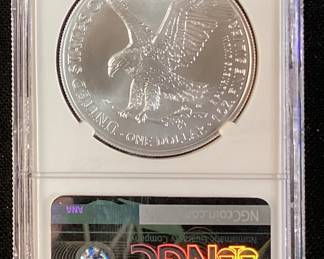 2022 SILVER AMERICAN EAGLE, GRADED