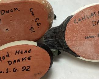 (3) SIGNED 1991 & 1992 DUCKS, C