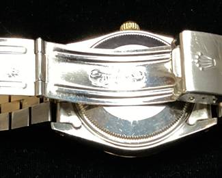 1981 ROLEX DATE 34mm 14KT GOLD & STAINLESS MEN’S AUTOMATIC WATCH, MODEL 15000, MOVEMENT CALIBER 3035, FLUTED BEZEL, GOLD & STAINLESS JUBILEE BRACELET, RECENTLY SERVICED.