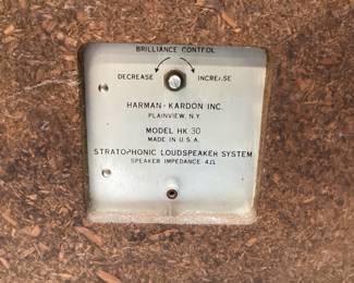 2 HARMON KARDON HK-30 HOUSE SPEAKERS,
