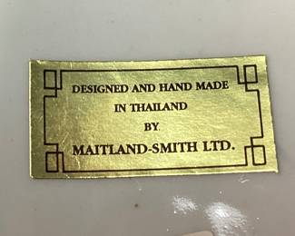 MAITLAND SMITH BLUE & WHITE COVERED