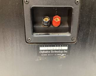 DEFINITIVE TECHNOLOGY SPEAKER SET MODEL BP-1X