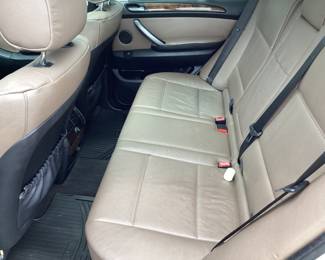 2005 BMW X5 SUV, WHITE WITH TAN LEATHER INTERIOR, 300,175 MILES, GOOD RUNNING CONDITION, TIRES ARE IN GOOD CONDITION POWER WINDOWS & A/C ARE WORKING
DRIVER SEAT HAS A TEAR IN THE LEATHER,