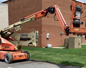 2008 JLG BOOMLIFT, MODEL E400AJP NARROW, 40’ BOOM, IN GOOD WORKING CONDITION