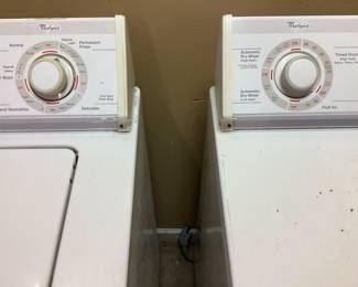 WHIRLPOOL WASHER & DRYER