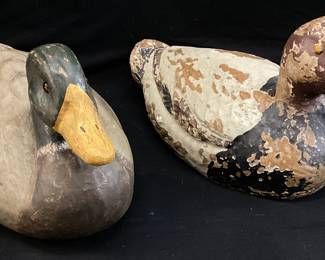 (2) VTG. GENERAL FIBRE ARIDUK CERAMIC DUCK MOLD & & RESIN MOLD RAGON HOUSE DUCK