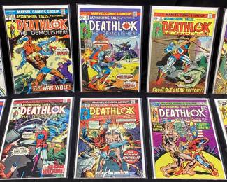(10) MARVEL ASTONISHING TALES DEATHLOK THE DEMOLISHER COMICS, #26, #27, #28, #30, #31, #32, #33, #34, #35, #36,