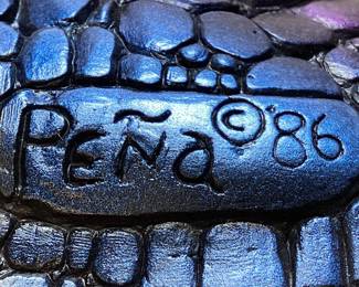 WINDSTONE EDITIONS 1986 PEA PEACOCK DRA