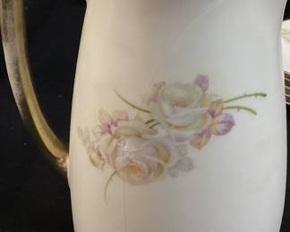 VTG. BAVARIA CHOCOLATE POT SET, w 5