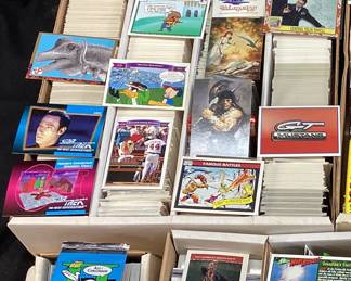 ASSORTED TRADING CARDS, STAR TREK, JURAS