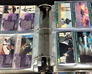 (2) BINDERS OF ASSORTED TOPPS STAR WARS