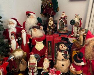 Assortment of Christmas Decor & Ornaments