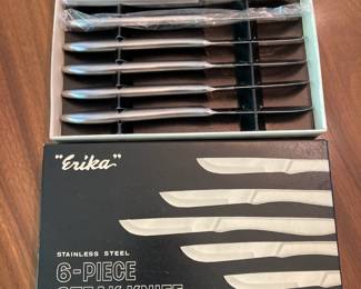"Erika" 6 Piece Stainless Steel Steak Knife Set