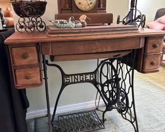 Singer Treadle Sewing Machine Cabinet