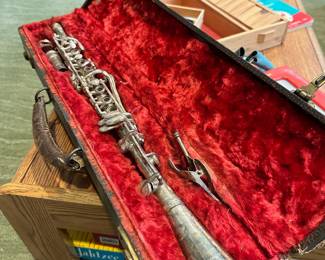 Antique Clarinet with Case