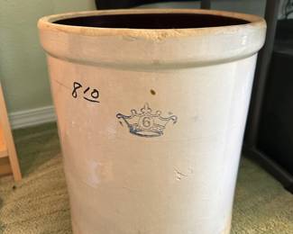Ransbottom Stoneware 6 Gallon Crock