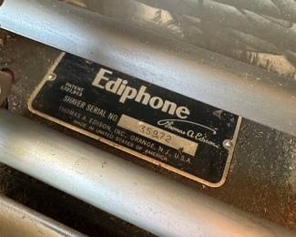 Edison Ediphone Utility Shaver Dictation Machine