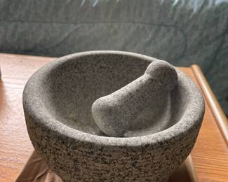 Stone Mortar & Pestle