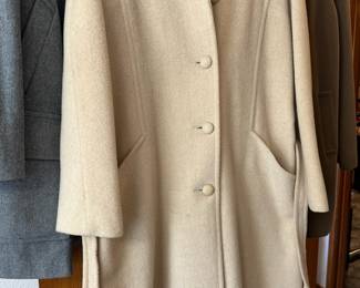 Tan Wool Trench Coat