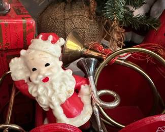 Assortment of Christmas Decor & Ornaments