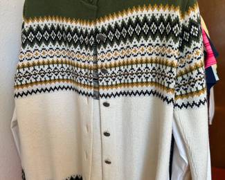 Amana Woolen Mills Cardigan Sweater - Size 42