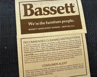 Bassett Furniture Floral Couch with Pull Out Bed