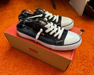 Levi's Black Denim Slip-on Sneakers