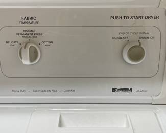 Kenmore 70 Series Front Load Dryer